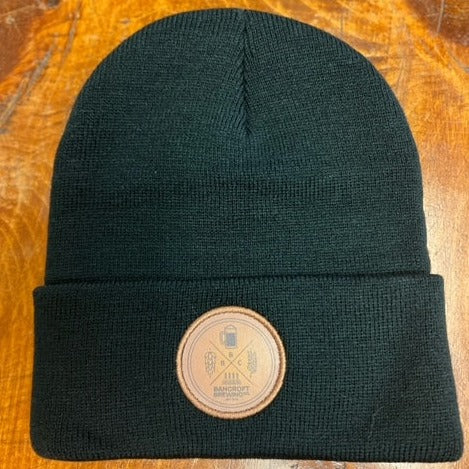 Leather Patch Toque (Green)