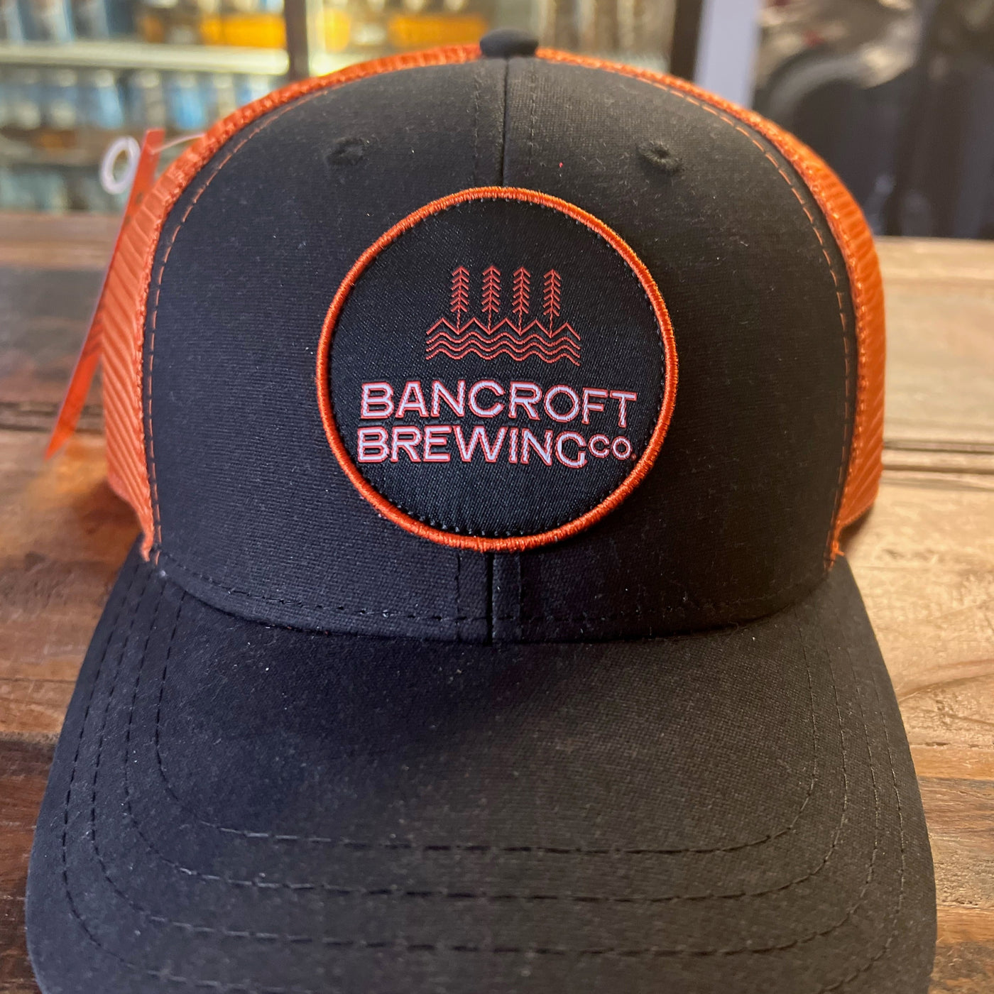 Bancroft Brewing Co Baseball Hat (Black & Orange)